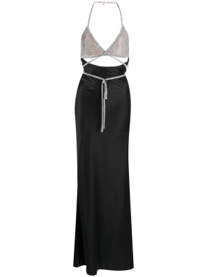 

Crystal wrap-top gown, Alexander Wang Crystal wrap-top gown