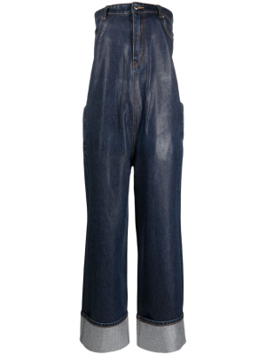 

Strapless denim jumpsuit, Alexander Wang Strapless denim jumpsuit
