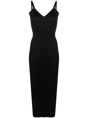 

V-neck ribbed-knit dress, OUR LEGACY V-neck ribbed-knit dress