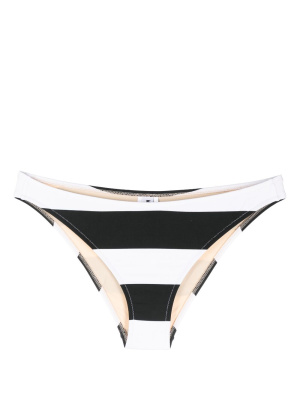 

Logo-patch striped bikini bottoms, Moschino Logo-patch striped bikini bottoms