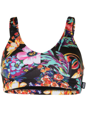 

Floral-print bikini top, Moschino Floral-print bikini top