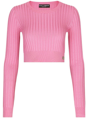 

DG-plaque cropped top, Dolce & Gabbana DG-plaque cropped top