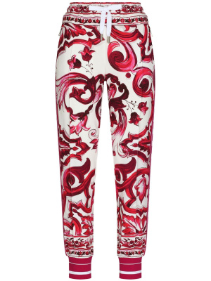 

Maiolica-print track pants, Dolce & Gabbana Maiolica-print track pants