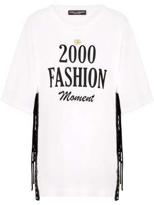 

2000 Fashion Moment longline T-shirt, Dolce & Gabbana 2000 Fashion Moment longline T-shirt