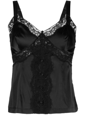 

Silk lace vest top, Dolce & Gabbana Silk lace vest top