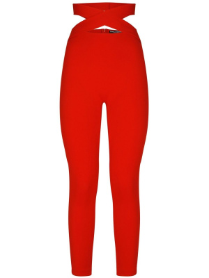 

Cut-out high-waisted leggings, Dolce & Gabbana Cut-out high-waisted leggings