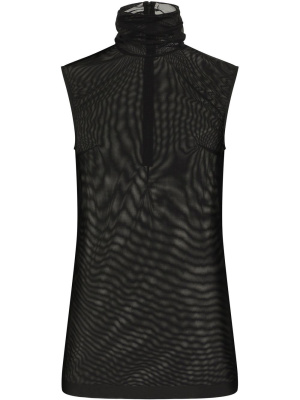 

Tulle turtle-neck top, Dolce & Gabbana Tulle turtle-neck top