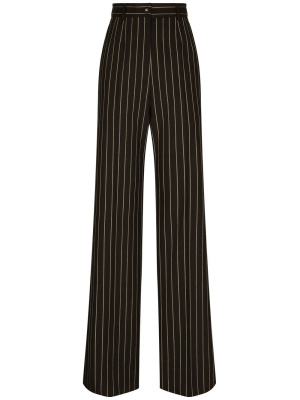 

Pinstripe wide-leg trousers, Dolce & Gabbana Pinstripe wide-leg trousers