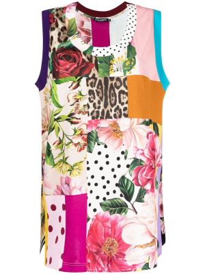 

Panelled trapeze top, Dolce & Gabbana Panelled trapeze top