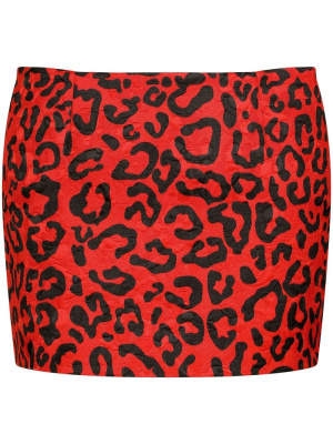 

Leopard-print mini skirt, Dolce & Gabbana Leopard-print mini skirt