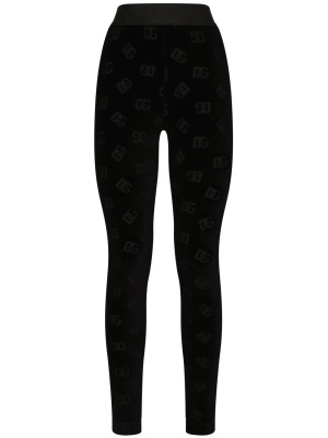 

Logo-print cotton leggings, Dolce & Gabbana Logo-print cotton leggings