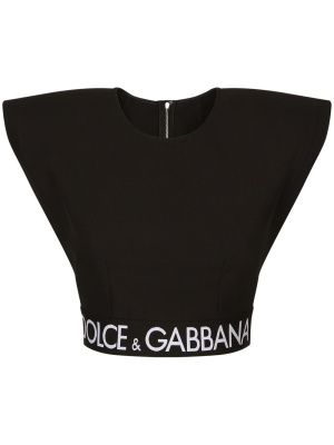 

Sleeveless cropped top, Dolce & Gabbana Sleeveless cropped top