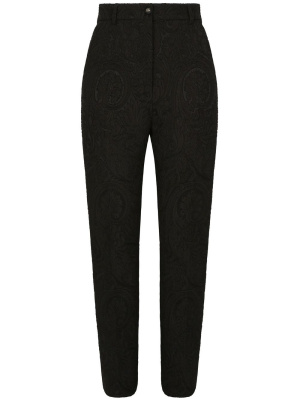 

High-waisted jacquard trousers, Dolce & Gabbana High-waisted jacquard trousers