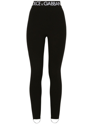 

Logo-waistband leggings, Dolce & Gabbana Logo-waistband leggings