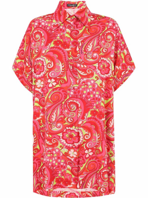 

Paisley-print silk shirt, Dolce & Gabbana Paisley-print silk shirt