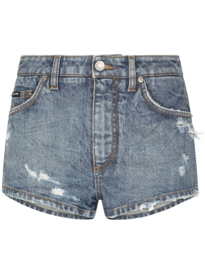 

High-waisted denim shorts, Dolce & Gabbana High-waisted denim shorts