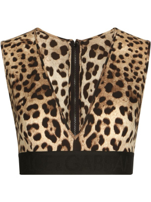 

Leopard-print vest top, Dolce & Gabbana Leopard-print vest top