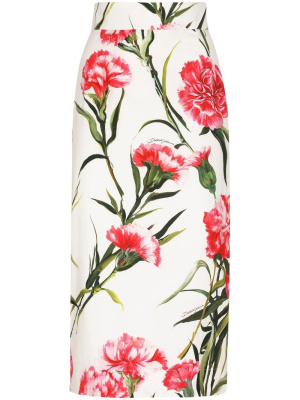 

Floral-print pencil skirt, Dolce & Gabbana Floral-print pencil skirt