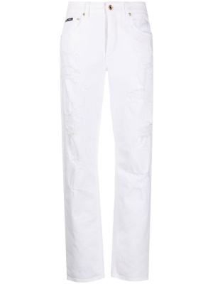 

Distressed boyfriend jeans, Dolce & Gabbana Distressed boyfriend jeans