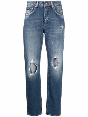 

Ripped-detail denim jeans, Dolce & Gabbana Ripped-detail denim jeans