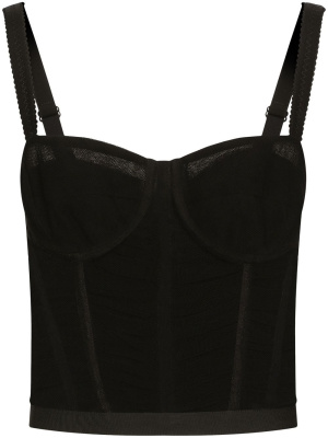 

Ruched-detailing corset top, Dolce & Gabbana Ruched-detailing corset top