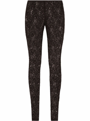 

Floral-lace leggings, Dolce & Gabbana Floral-lace leggings