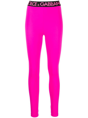 

Logo-waistband leggings, Dolce & Gabbana Logo-waistband leggings