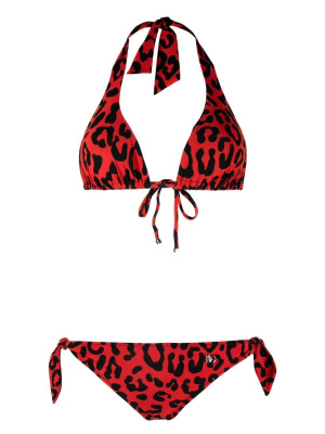 

Leopard-print bikini set, Dolce & Gabbana Leopard-print bikini set