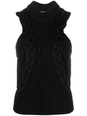 

Sleeveless knitted top, Alexander McQueen Sleeveless knitted top