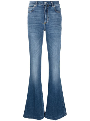 

Logo-patch denim jeans, Alexander McQueen Logo-patch denim jeans