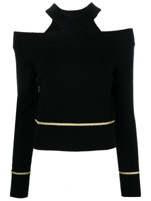 

Cut-out panelled jumper, Alexander McQueen Cut-out panelled jumper