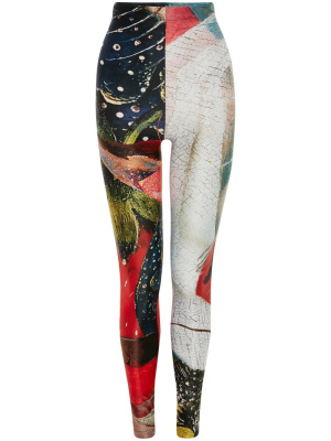 

Patchwork high-waisted leggings, Alexander McQueen Patchwork high-waisted leggings