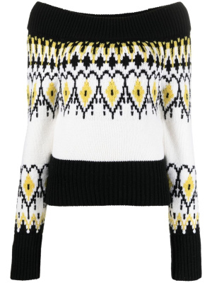 

Knitted long-sleeve jumoer, Alexander McQueen Knitted long-sleeve jumoer