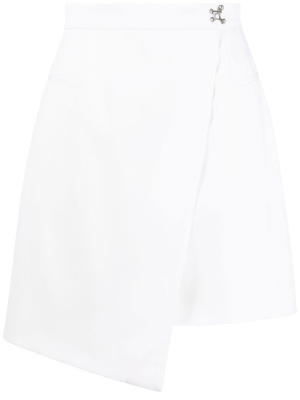 

Wrap-effect miniskirt, Alexander McQueen Wrap-effect miniskirt