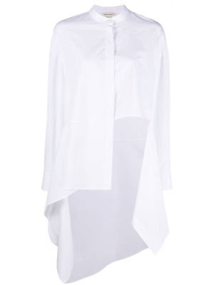 

Asymmetric cotton shirt, Alexander McQueen Asymmetric cotton shirt