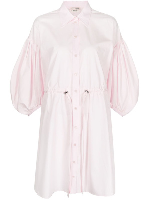 

Puff-sleeve shirt dress, Alexander McQueen Puff-sleeve shirt dress