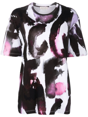 

Printed cotton T-shirt, Alexander McQueen Printed cotton T-shirt