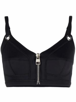 

Zipped crop top, Alexander McQueen Zipped crop top