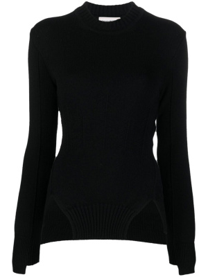 

Long-sleeve knitted top, Alexander McQueen Long-sleeve knitted top