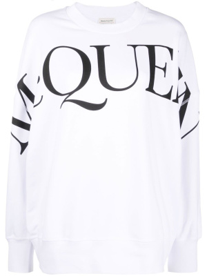 

Logo-print sweatshirt, Alexander McQueen Logo-print sweatshirt