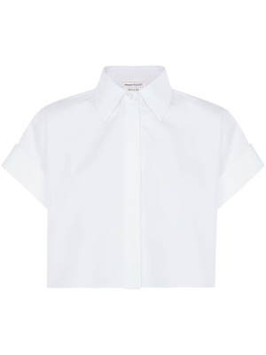 

Cropped short-sleeved shirt, Alexander McQueen Cropped short-sleeved shirt