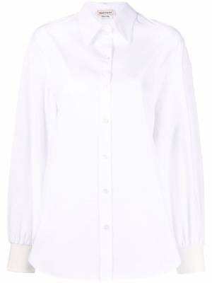 

Button-up long-sleeve shirt, Alexander McQueen Button-up long-sleeve shirt