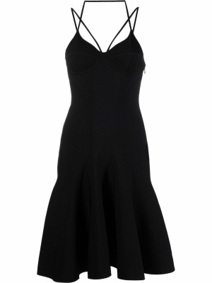 

Fluted mini dress, Alexander McQueen Fluted mini dress