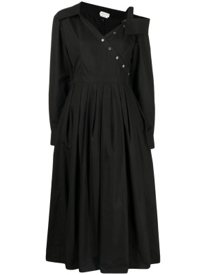

Drop shoulder midi dress, Alexander McQueen Drop shoulder midi dress