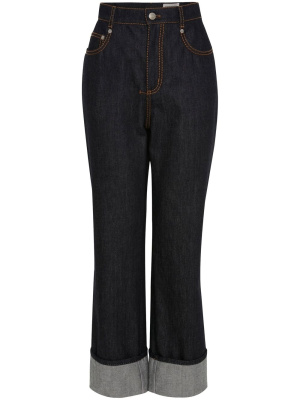 

Straight-leg cropped jeans, Alexander McQueen Straight-leg cropped jeans