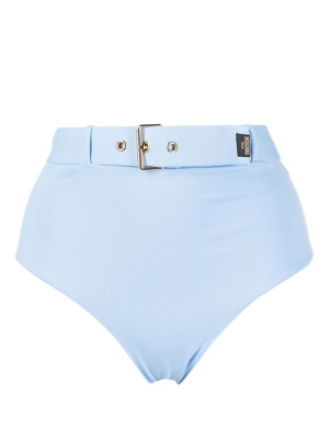 

High-waisted belted bikini bottoms, Moschino High-waisted belted bikini bottoms