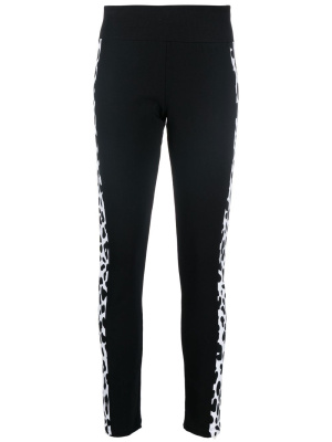 

Animal-print panelled leggings, Moschino Animal-print panelled leggings