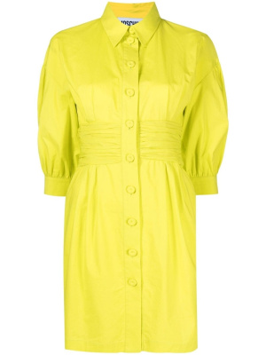 

Ruched-panel shirtdress, Moschino Ruched-panel shirtdress