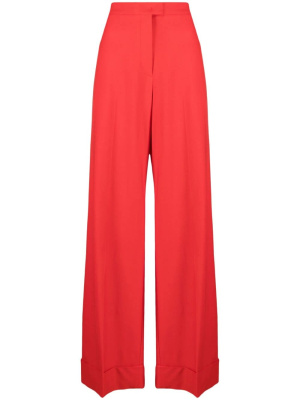 

High-waist pressed-crease trousers, Moschino High-waist pressed-crease trousers