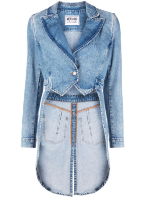 

Fishtail denim jacket, Moschino Fishtail denim jacket